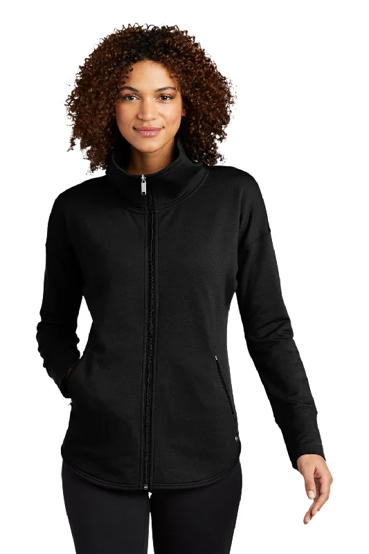 Ogio Womens Luuma Fleece Full Zip Jacket - Blacktop