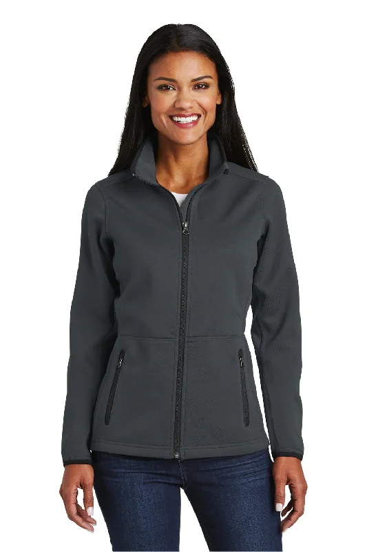 Port Authority Womens Full Zip Fleece Jacket - Graphite Grey