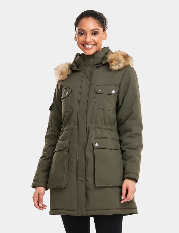 Women's Heated Thermolite® Parka (4 Heating Zones) - New Colors