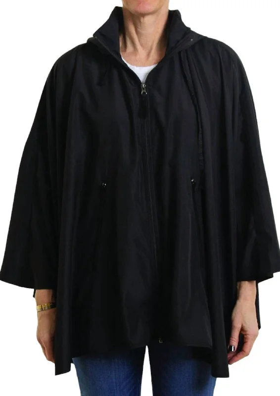 Sportyraps Poncho In Black