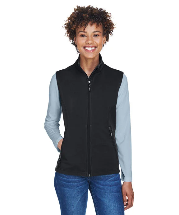 CE701W - Core 365 Ladies Cruise Two-Layer Fleece Bonded Soft Shell Vest