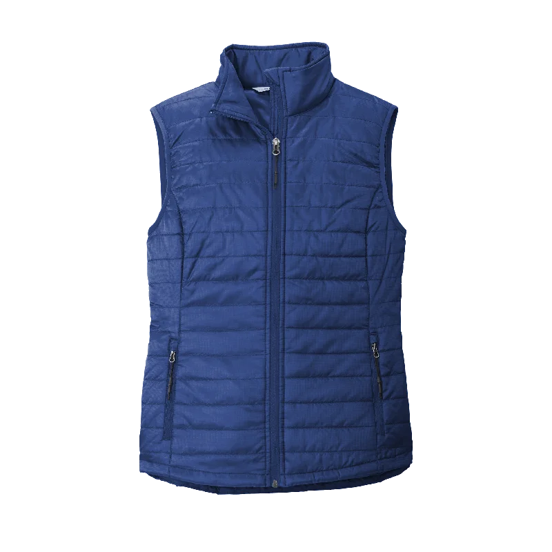 D2061W Ladies Packable Puffy Vest