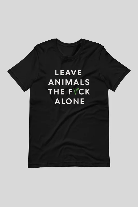 Leave Animals Alone Unisex Basic T-Shirt