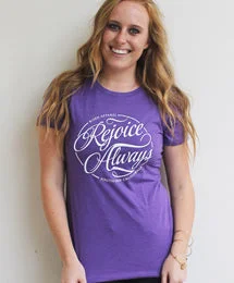 Rejoice always women's tee