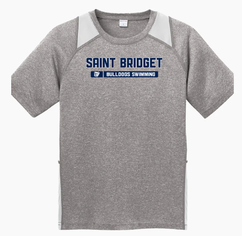 Saint Bridget Swimming Sport-Tek Youth Short Sleeve Colorblock Contender Tee