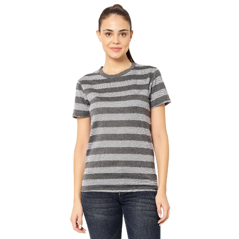 Vimal Jonney Grey Color T-shirt For Women