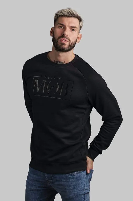 Black on Black Box Sweatshirt