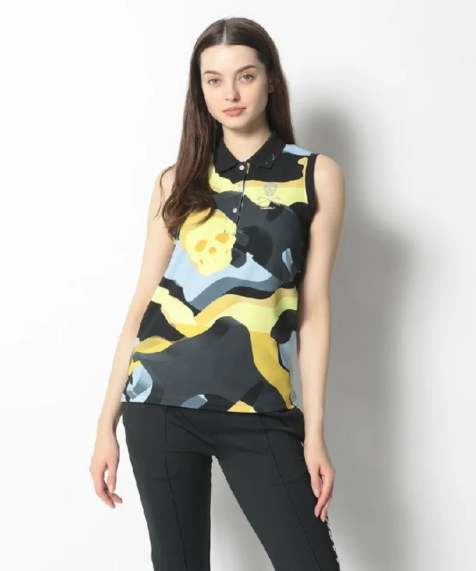 Dimention Camo Sleeveless Polo | WOMEN