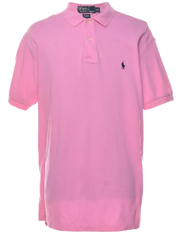 Ralph Lauren Pink Polo Shirt - XL