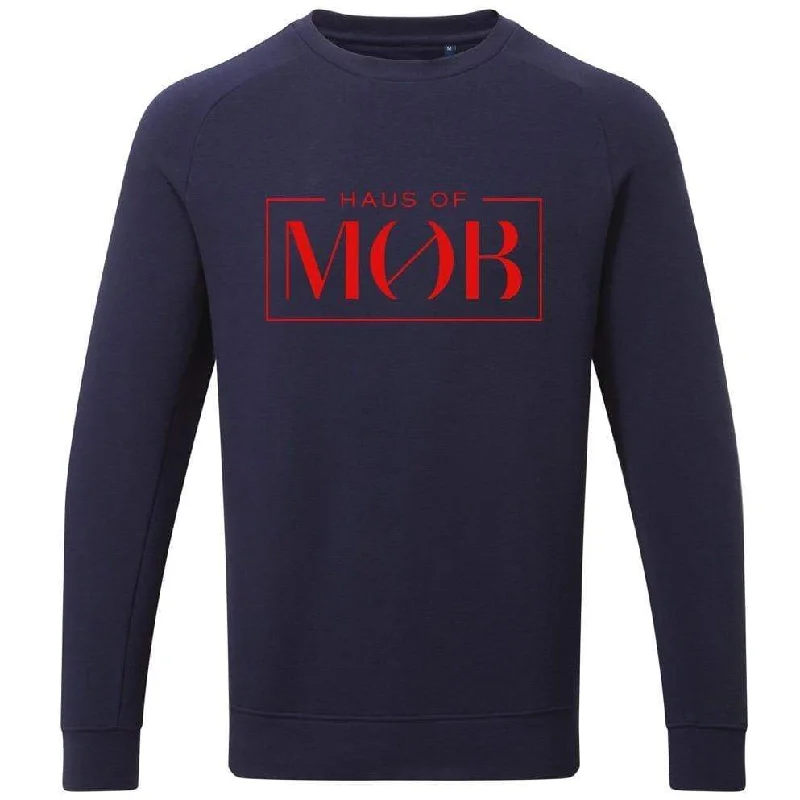 Red MOB BOX Navy Sweatshirt