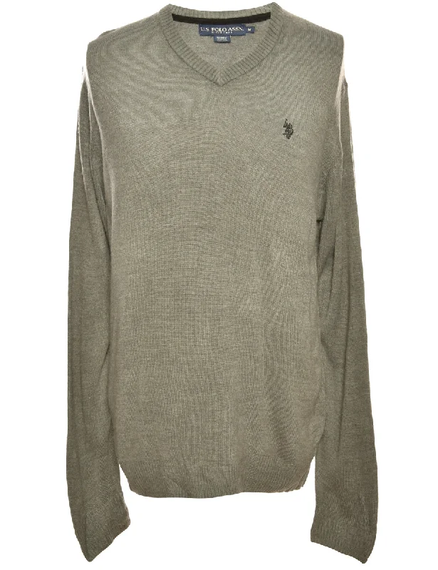 U.S.Polo Assn. Grey Jumper - M