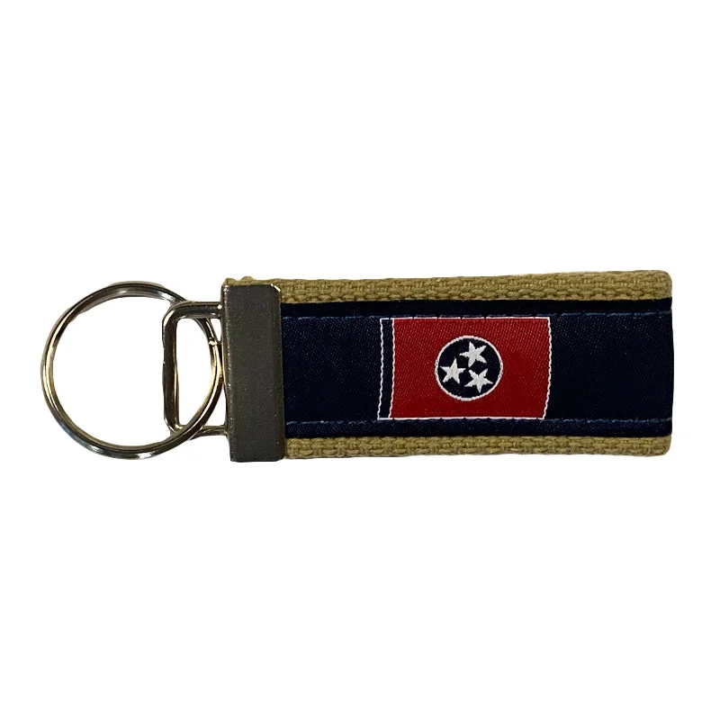 Tennessee Flag Key Fob