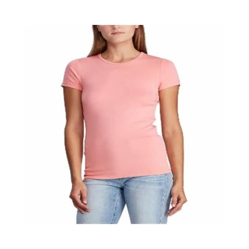 Ralph Lauren Women's Short Sleeve Top Pink Size Large