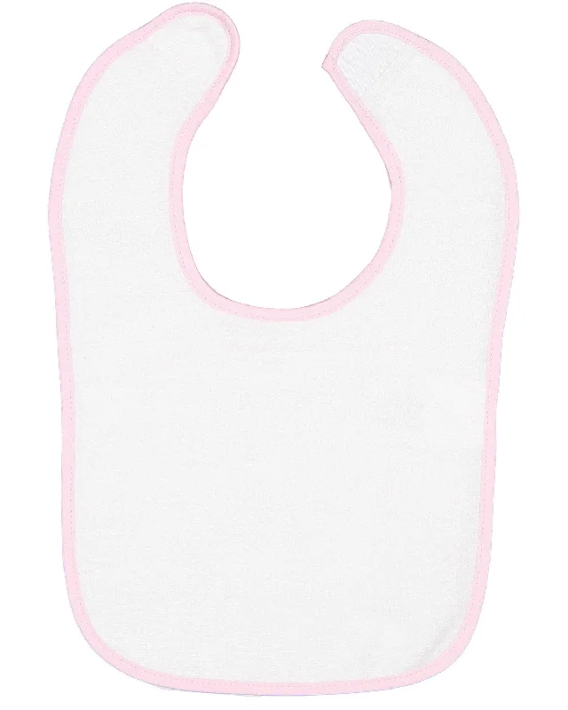 Rabbit Skins 1003 Infant Contrast Trim Terry Bib