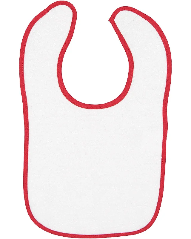 Rabbit Skins 1003 Infant Contrast Trim Terry Bib