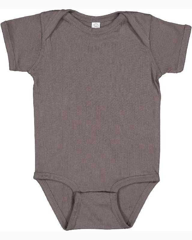 Rabbit Skins 4400 Infant Baby Rib Bodysuit