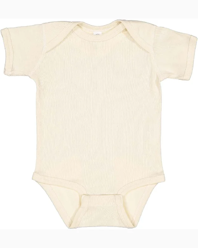 Rabbit Skins 4400 Infant Baby Rib Bodysuit