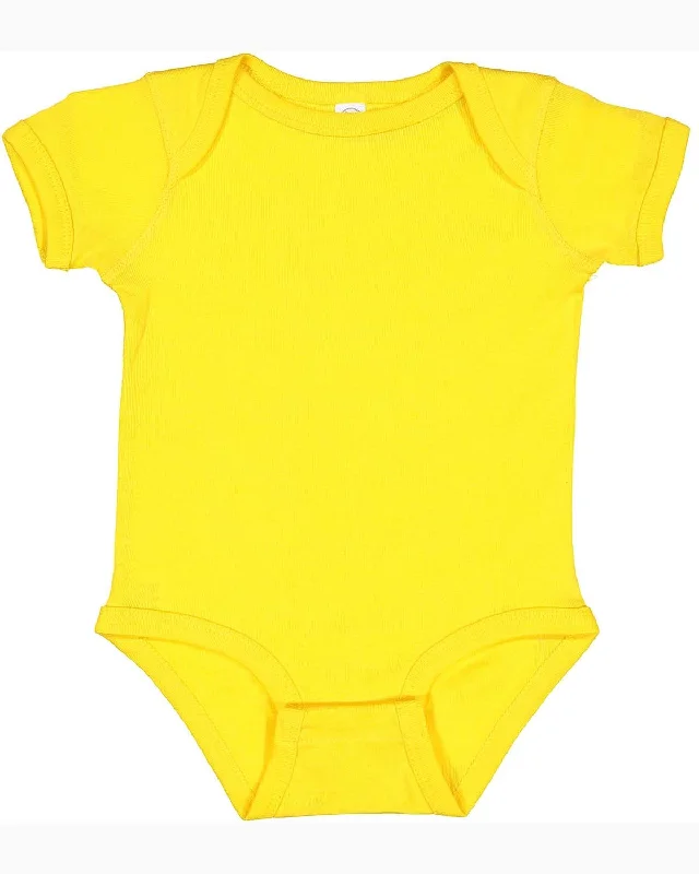 Rabbit Skins 4400 Infant Baby Rib Bodysuit