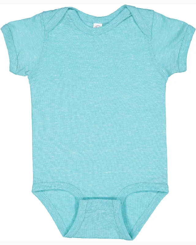 Rabbit Skins 4491 Infant Harborside Melange Jersey Bodysuit