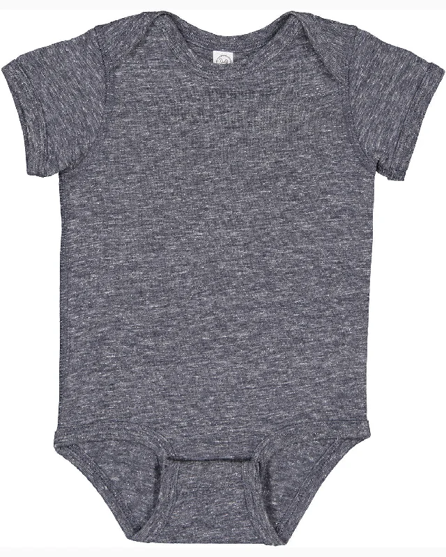 Rabbit Skins 4491 Infant Harborside Melange Jersey Bodysuit