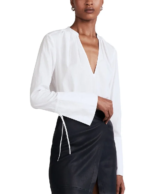 Derek Lam 10 Crosby Lila V-Neck Top