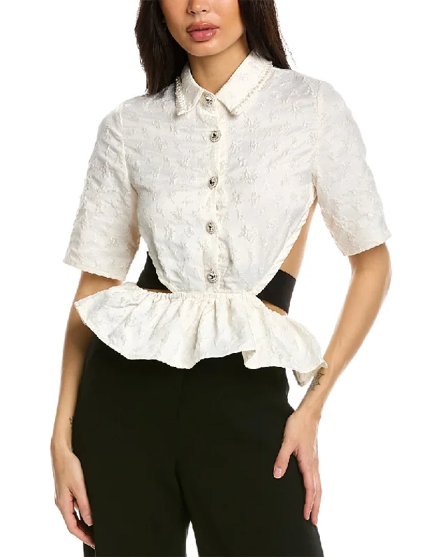 SISTER JANE Seashore Cropped Shirt