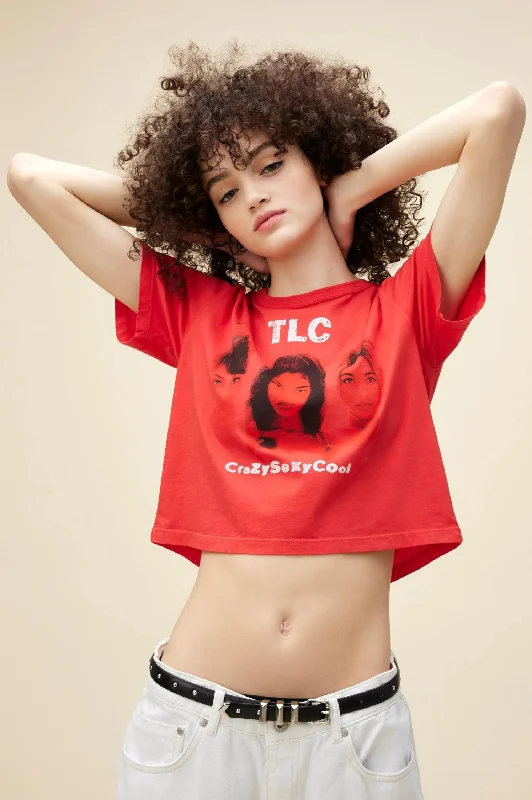 TLC Sexy Crazy Cool Boxy Crop Tee