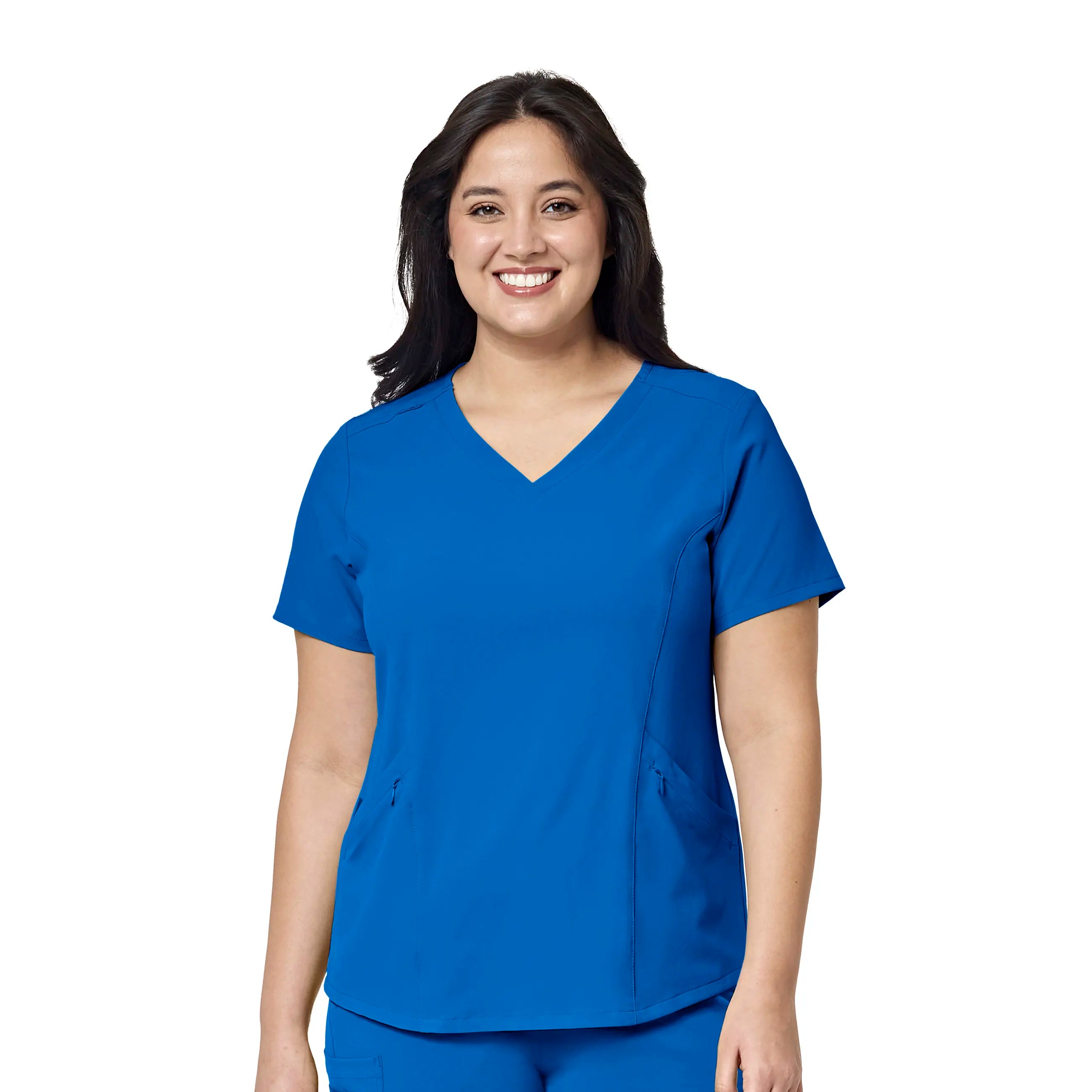 Wink Women's RENEW V-Neck Scrub Top - Royal Blue